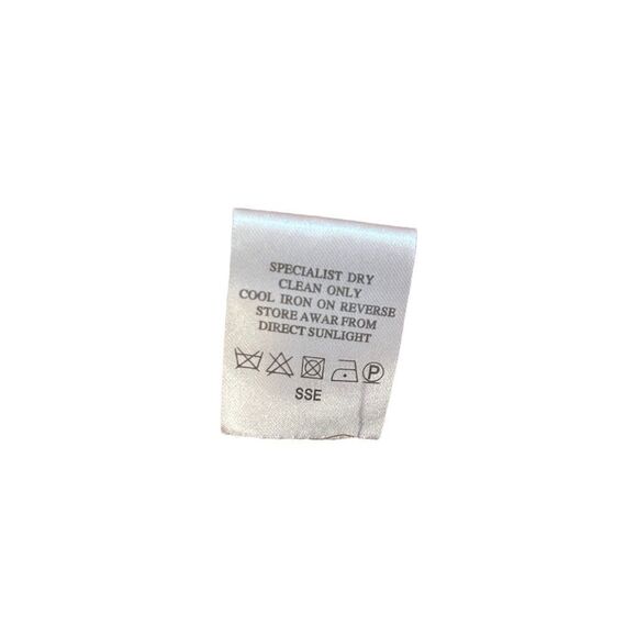 NEW LK Bennet Silk A Line Sheath Dress Nude Sleeveless Pockets Zip Women 14 - Picture 7 of 7